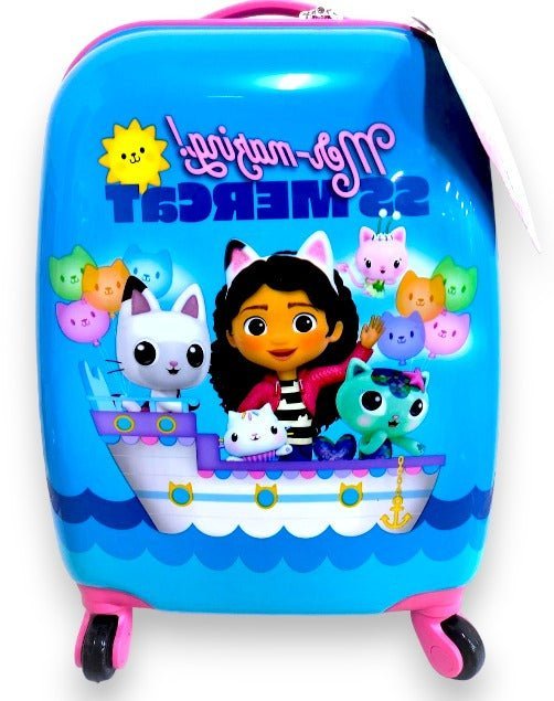 Gabby Doll House Kids Luggage with Reusable Stickers 18inch TBT23GDMMKL410