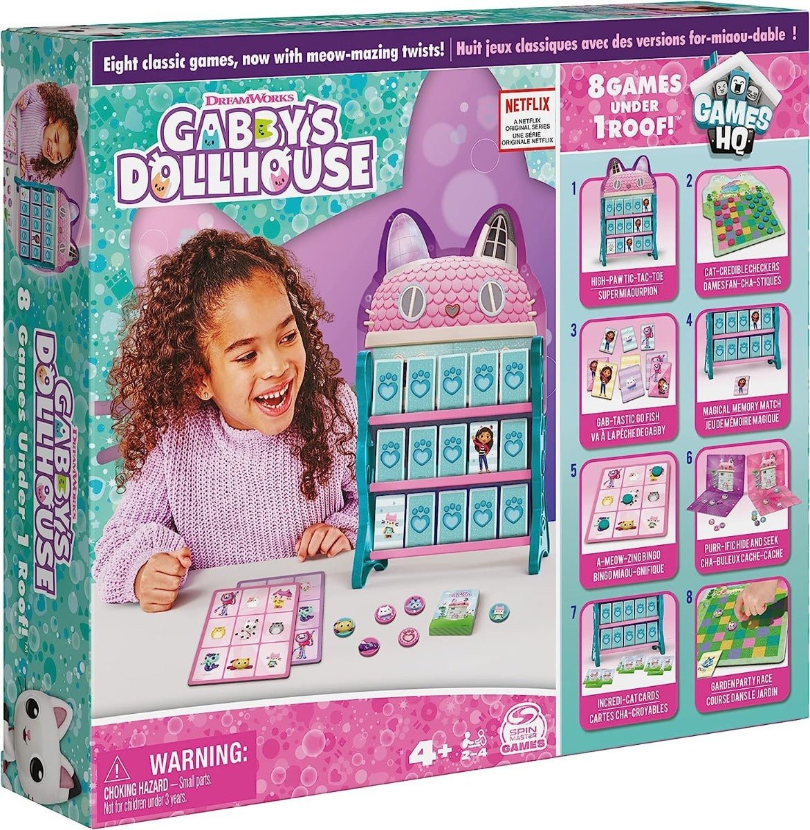 Gabby's Doll House 8 Games Under 1 Roof 6065857 - Colorland Toys
