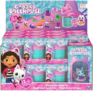 Gabby's Doll House Clip on Plush 3 Inch Kitty Bear Friends 6077065