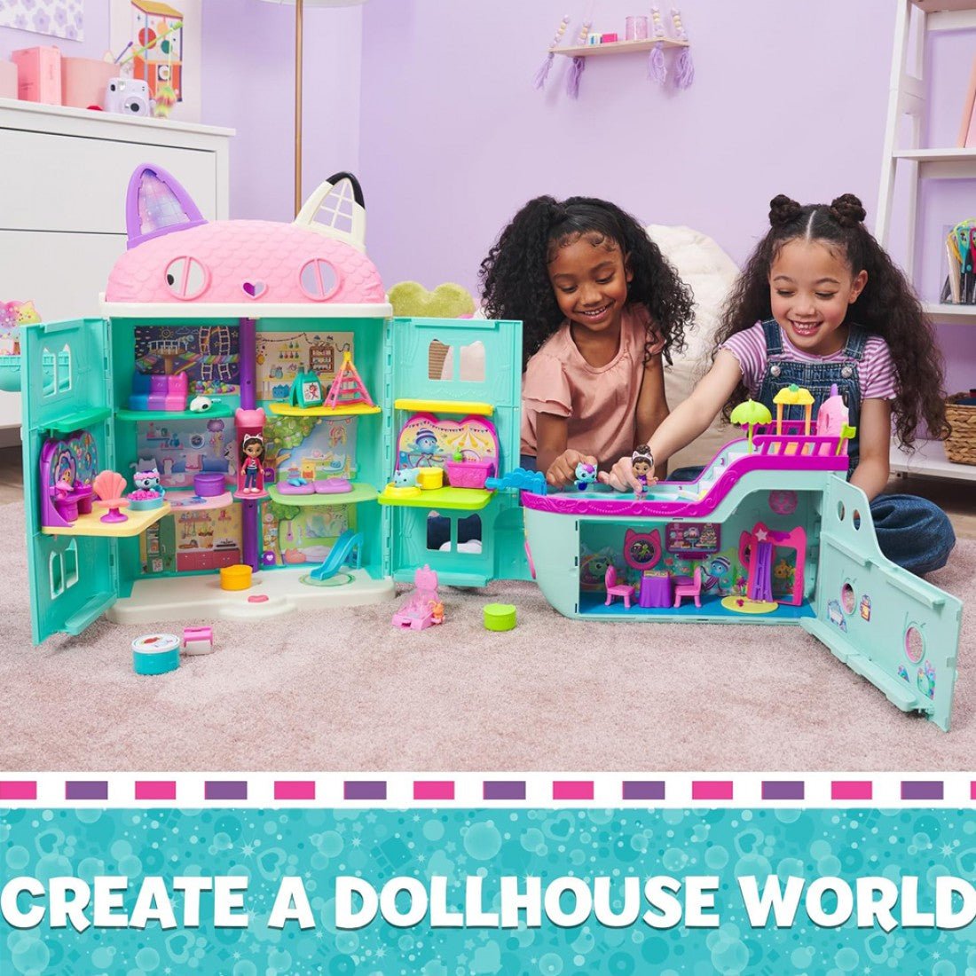 Gabby's Doll House Deluxe Room Set Asst. 6067359 - Colorland Toys