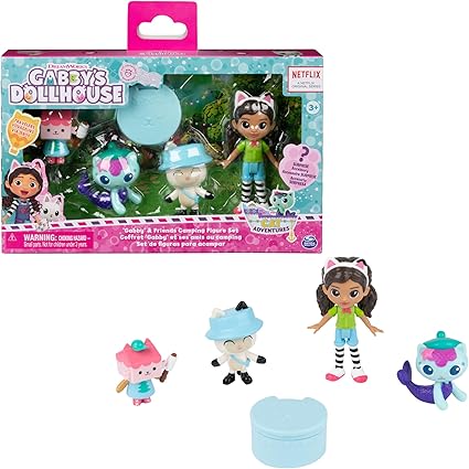 Gabby's Doll House Figure Pack - Friends Camping 6067225 - Colorland Toys