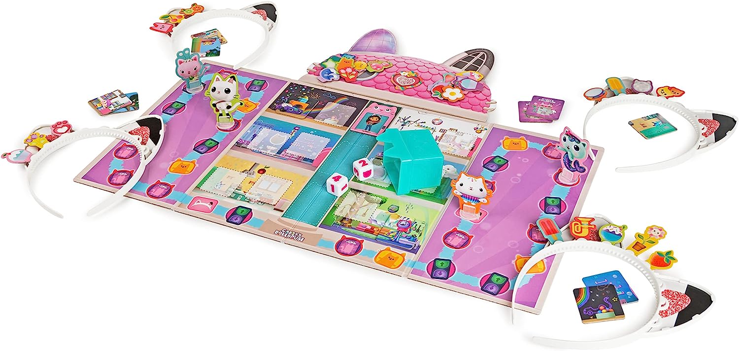 Gabby's Doll House Meow - Mazing Dollhouse Game 6065769 - Colorland Toys