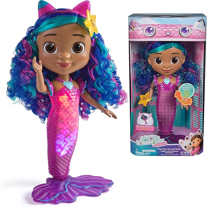 Gabby's Doll House Movie Feature Mermaid Doll With Sounds 6074338 — image 1