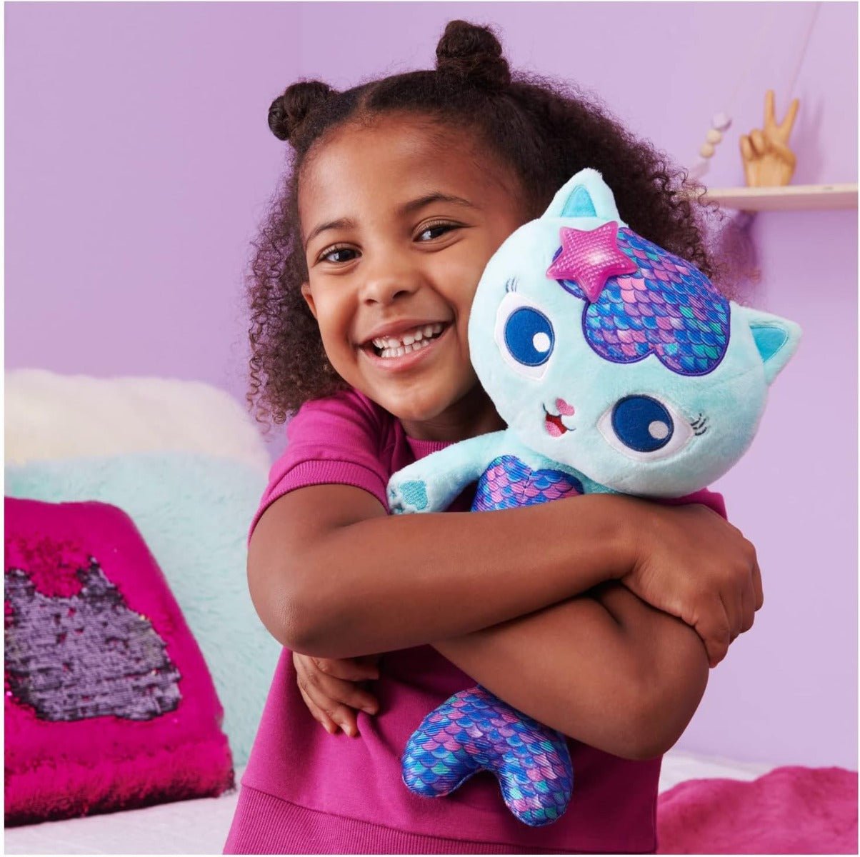 Gabby's Doll House Talking Mercat Feature Plush 13inch 6064359 - Colorland Toys