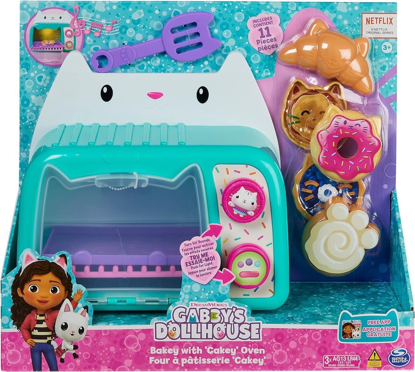 Gabby's Dollhouse Bakey With Cakey Oven 6065074 - Colorland Toys