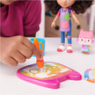 Gabby’s Dollhouse Deluxe Craft Doll Set – 8" Gabby Doll, Baby Box Cat, Magic Water Pad & Water Brush | Creative Art Playset for Kids Ages 3+