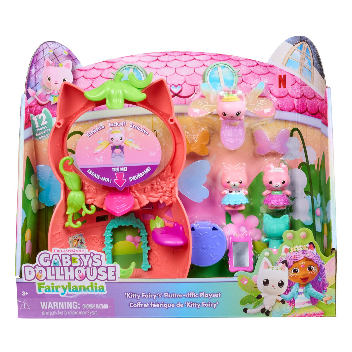 Gabby's Dollhouse Fairylandia Kitty Fairy Playset 6075567 - Colorland Toys