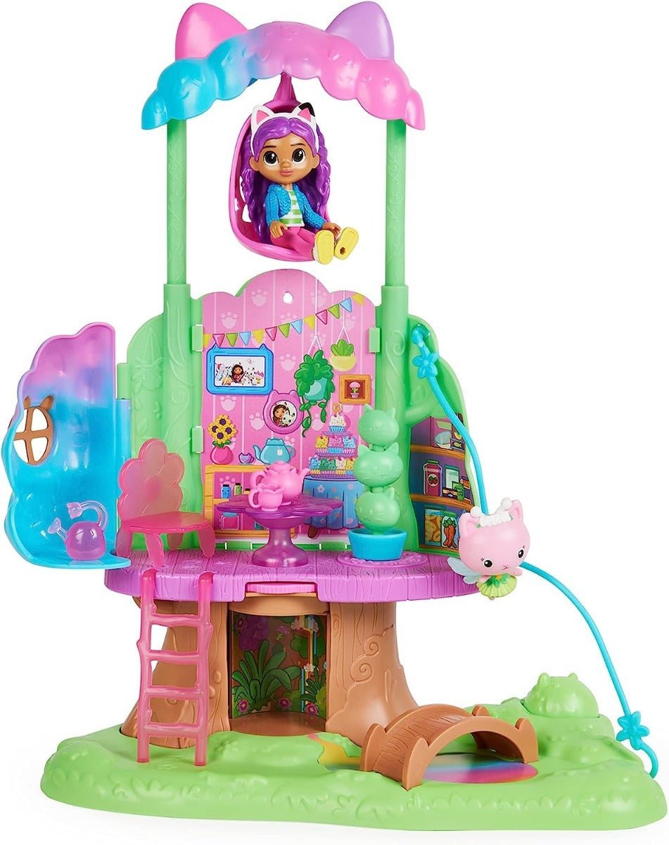 Gabby's Dollhouse Gabby's Kitty Fairy Garden Teahouse 6061583 - Colorland Toys