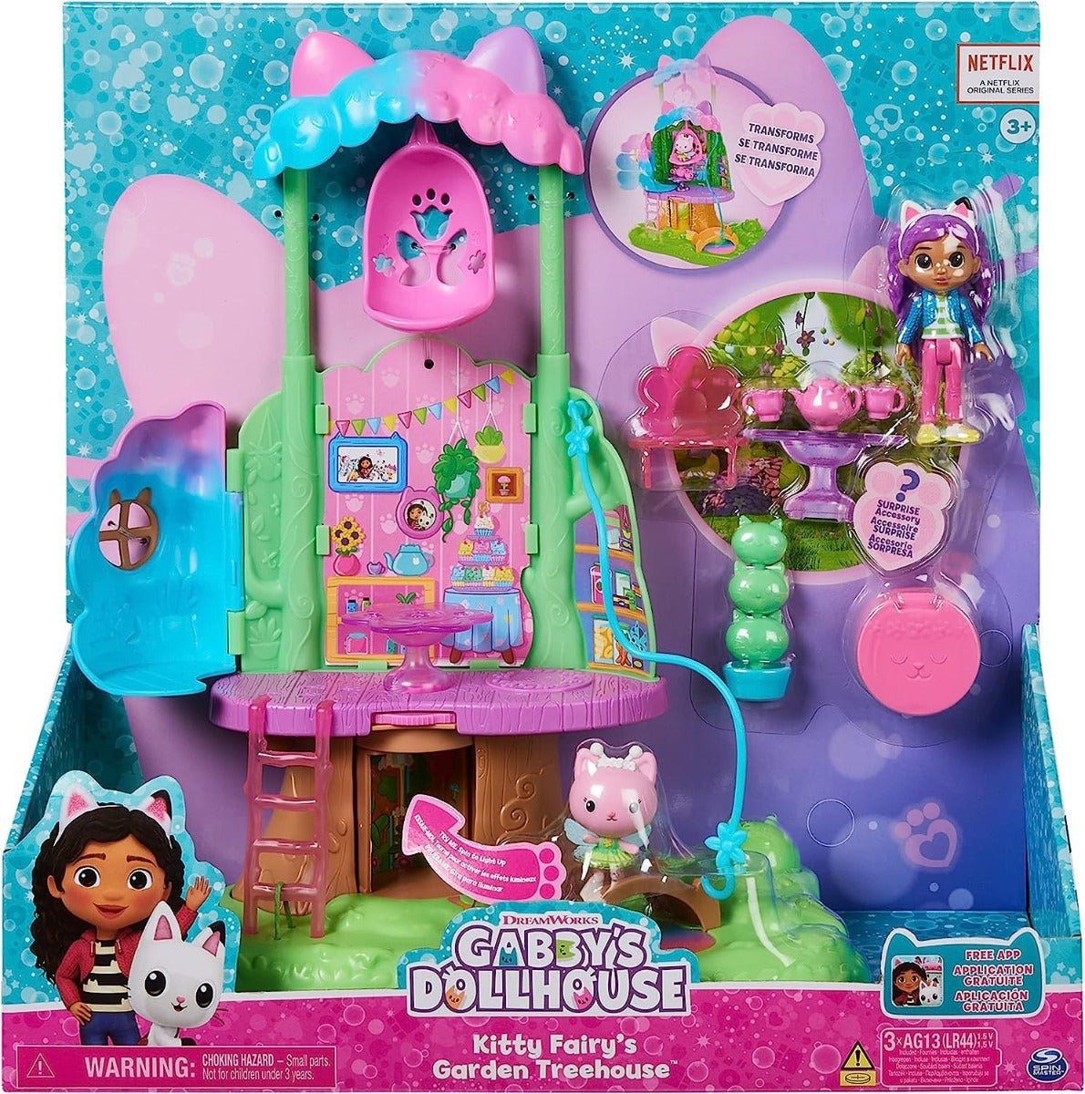 Gabby's Dollhouse Gabby's Kitty Fairy Garden Teahouse 6061583 — image 1