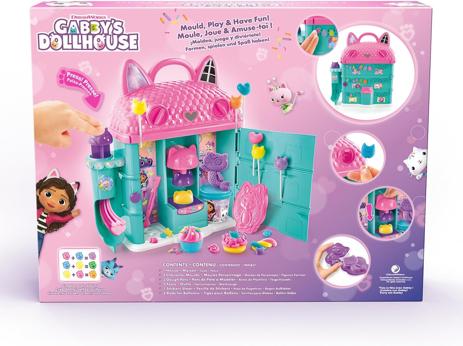 Gabby’s Magic House of Clay (GAB 023) – Creative Clay Playset for Kids - Colorland Toys