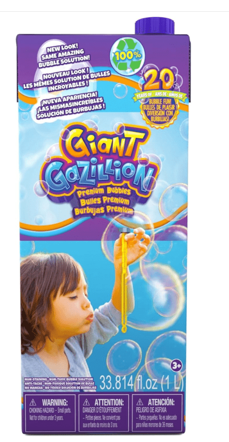 Gazillion Bubble Giant Solution Box 1L 36782 - Colorland Toys