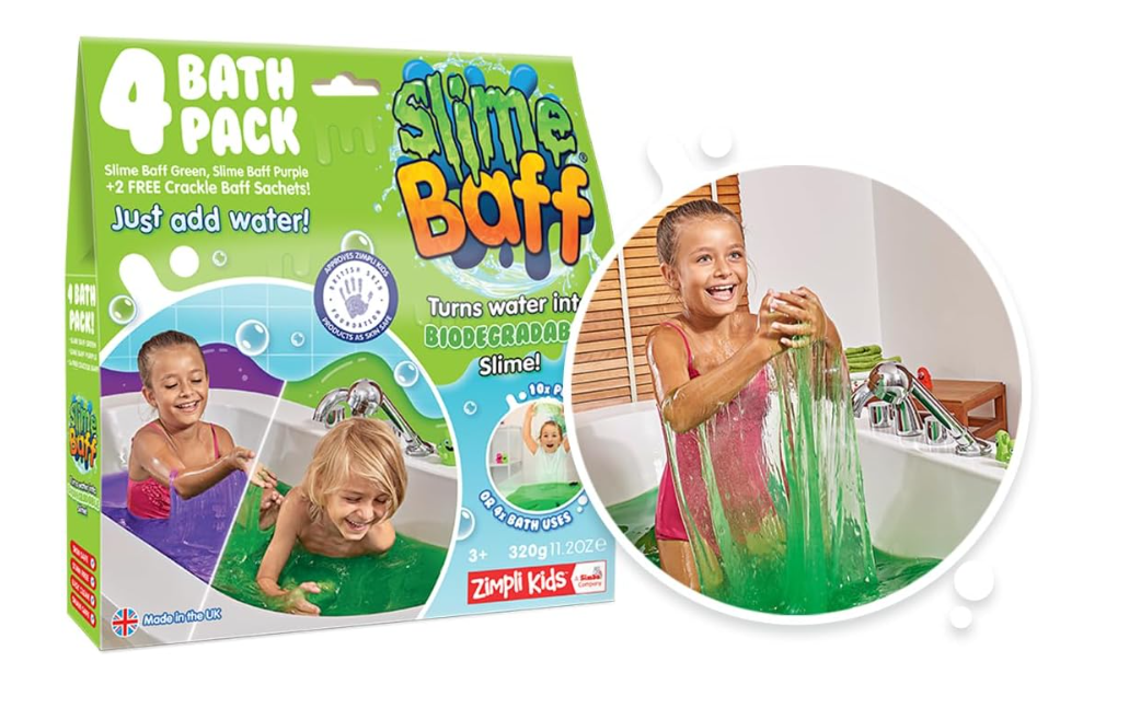 Gelli Baff Green Purple With 2 Crackle 600g 6616 — image 1