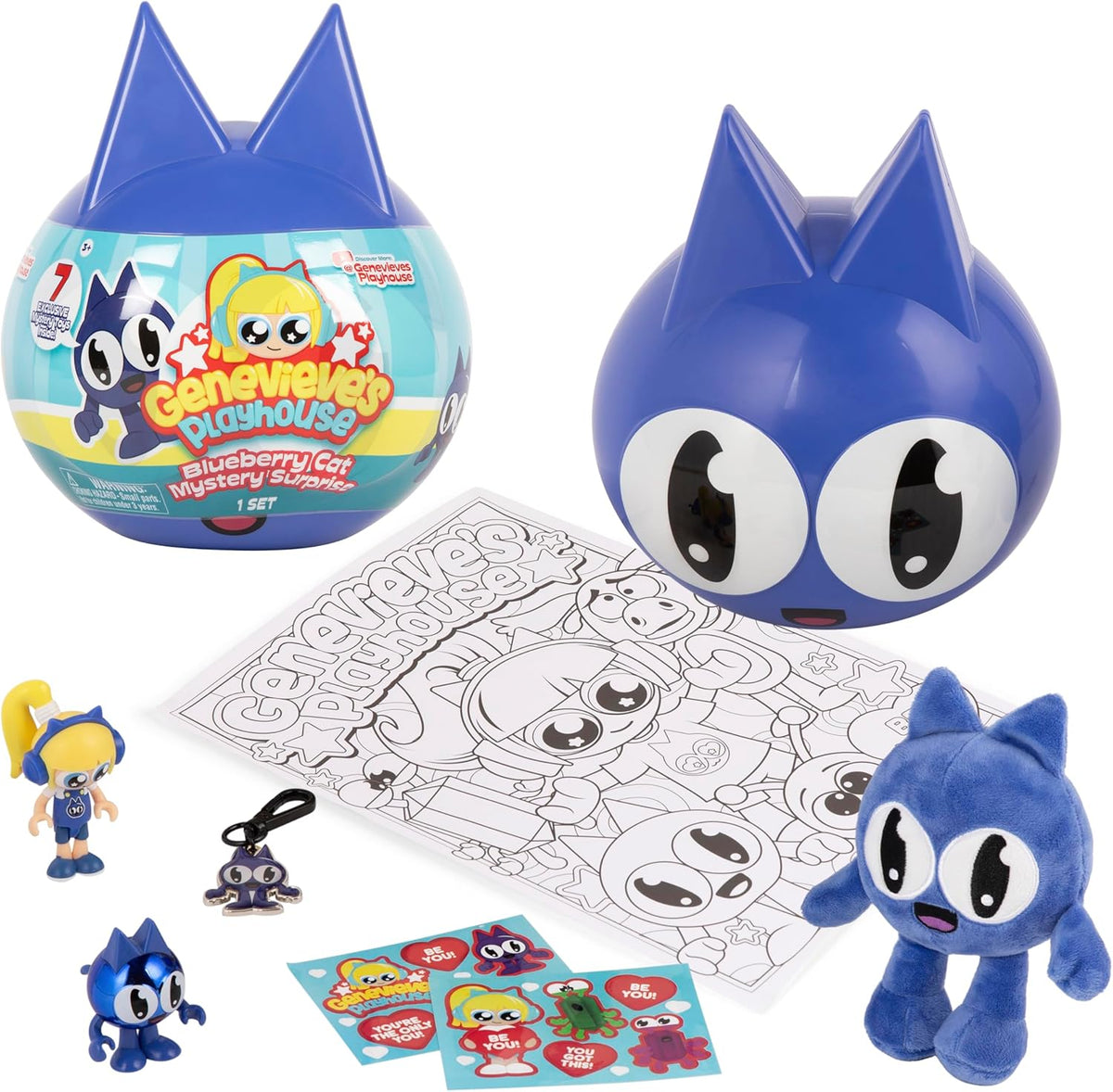 Genevieve's Playhouse Blueberry Cat Mystery Surprise Capsule — image 1