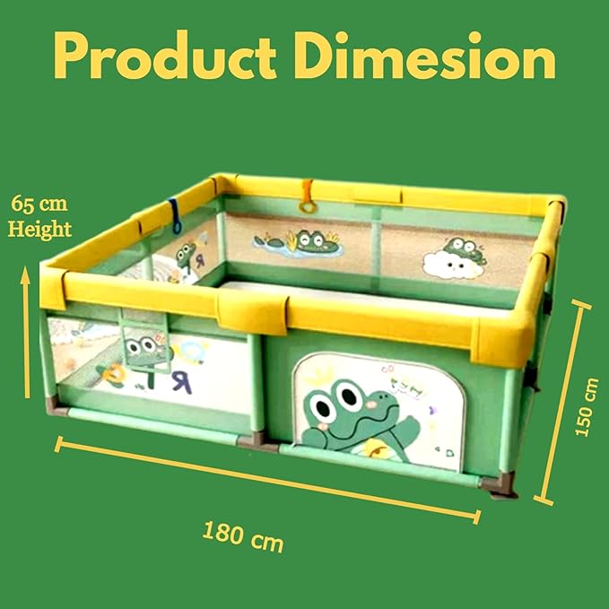 Geoby Villa 4in1 Play Yard Green H8336-W5WG — image 4