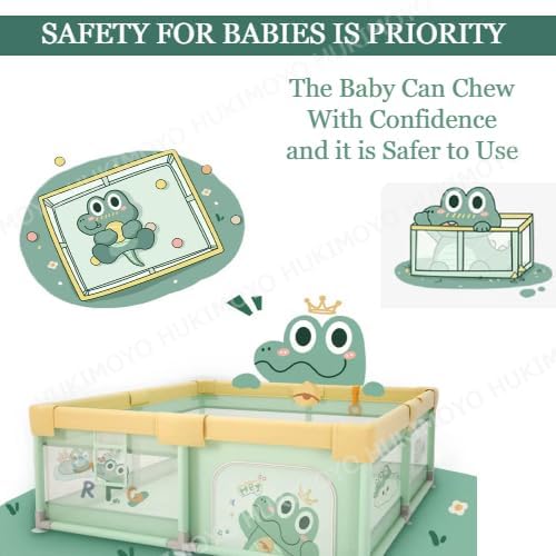 Geoby Villa 4in1 Play Yard Green H8336-W5WG — image 2