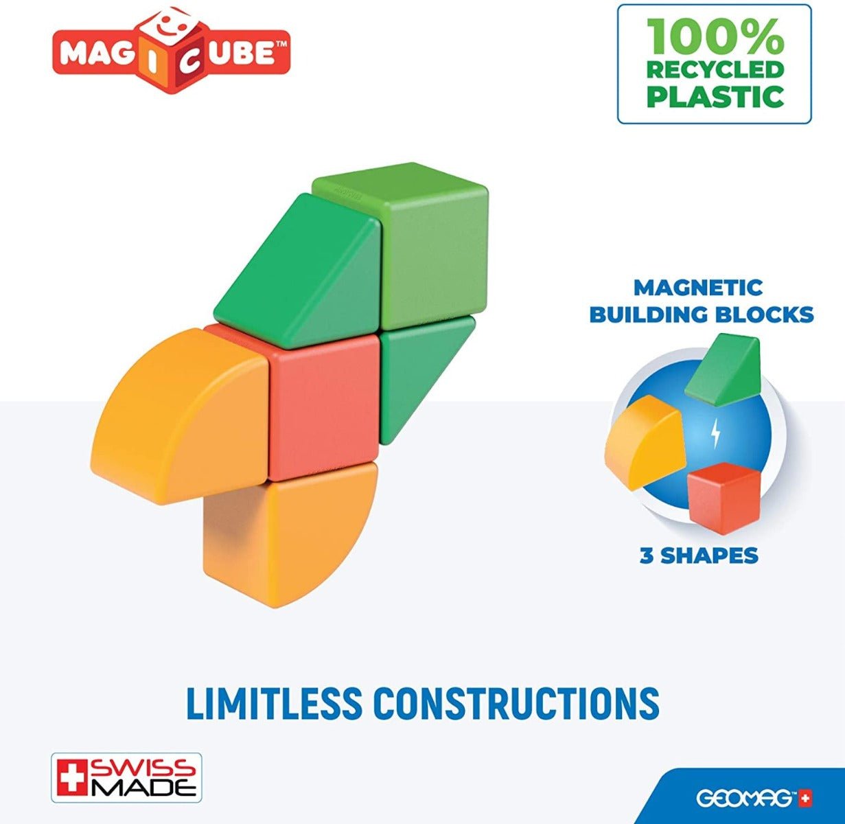Geomag Magicube Shapes Starter Set 6pcs 00200 - Colorland Toys