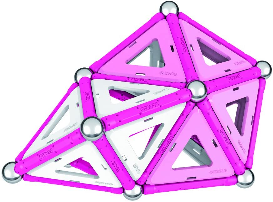 Geomag Pink Magnetic Blocks 68pcs 00342 - Colorland Toys