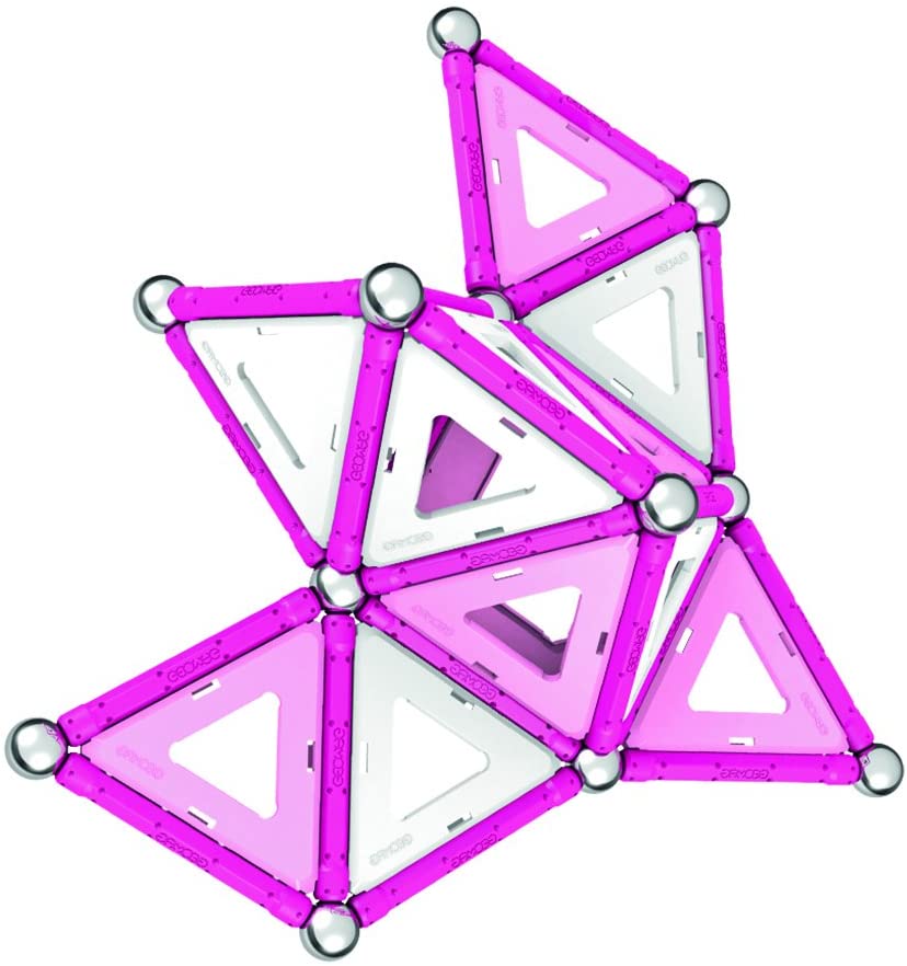 Geomag Pink Magnetic Blocks 68pcs 00342 - Colorland Toys