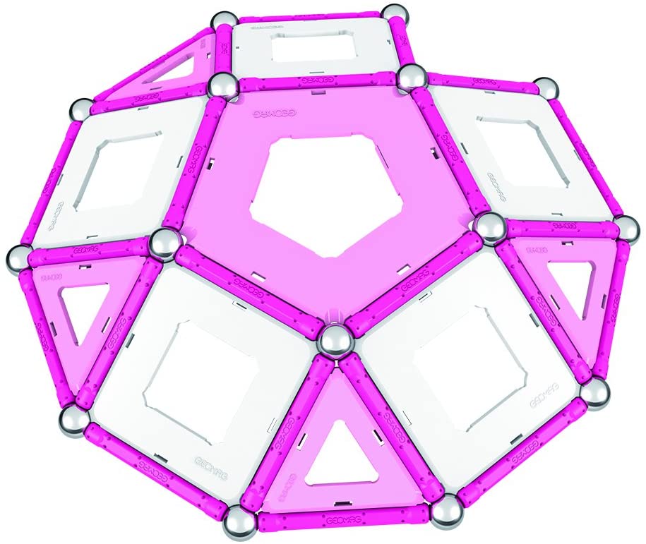 Geomag Pink Magnetic Blocks 68pcs 00342 - Colorland Toys