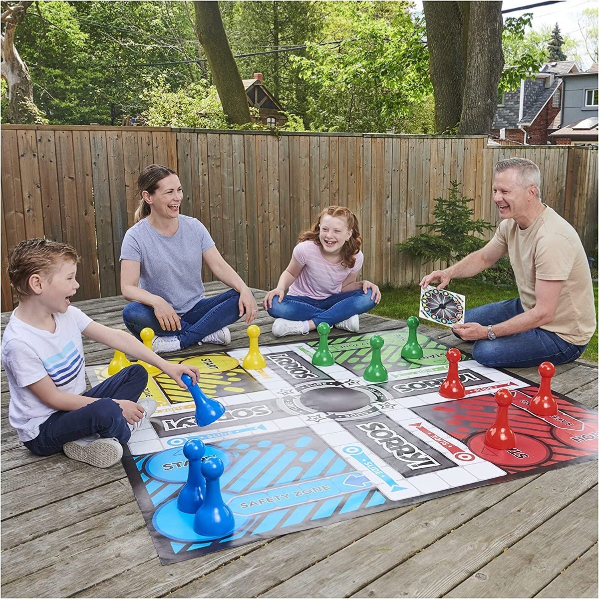 Giant Sorry Game 6062171 - Colorland Toys