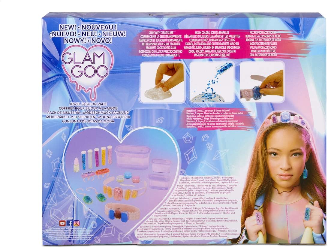 Glam Goo Jewel Fashion Slime Kit – Sparkle DIY Set — image 4