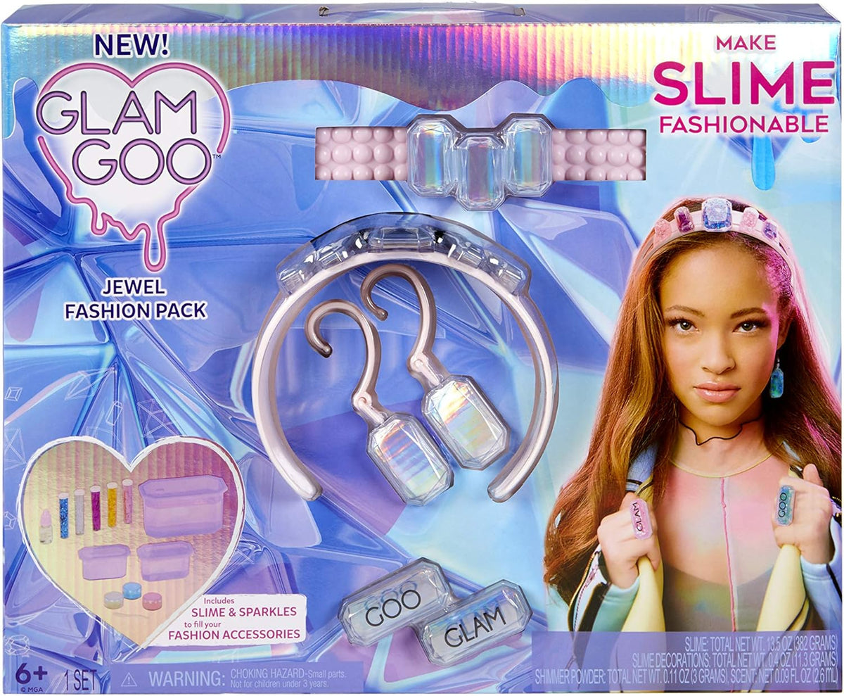 Glam Goo Jewel Fashion Slime Kit – Sparkle DIY Set — image 3