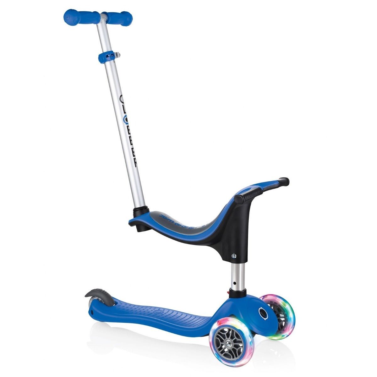 Globber Evo 4 in 1 Scooter with Lights Navy Blue 452 - 100 - Colorland Toys