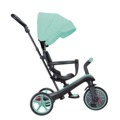 Globber Explorer Trike 4 in 1 Convertible Kids Tricycle – Mint Green - Colorland Toys