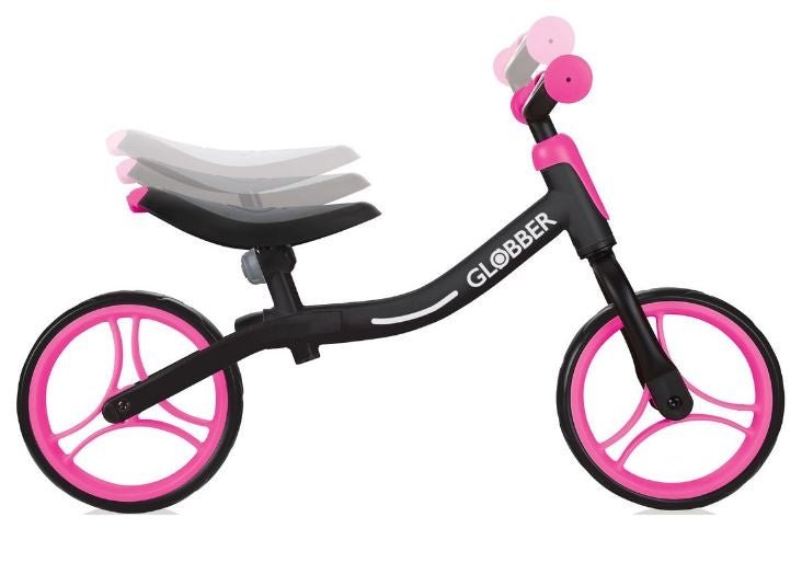 Globber Go Balance Bike Black Neon Pink 610-132 — image 6