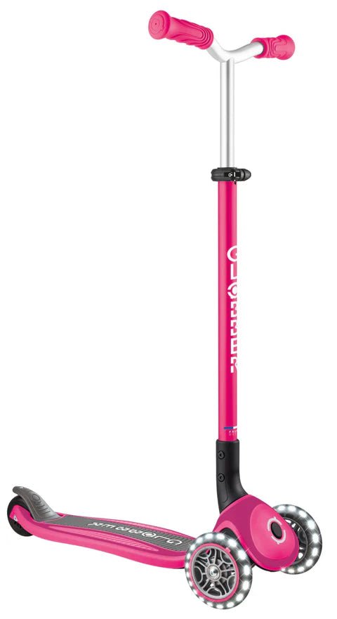 Globber Master Lights Scooter - Fushia Pink 663 - 110 - Colorland Toys