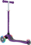 Globber Primo 3 Wheel Scooter Light Up Wheels 3-7Y 50kg (Dark Purple)