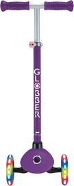 Globber Primo 3 Wheel Scooter Light Up Wheels 3-7Y 50kg (Dark Purple)