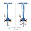 Globber Primo Foldable Fantasy Lights - Navy Blue/Racing 434-100