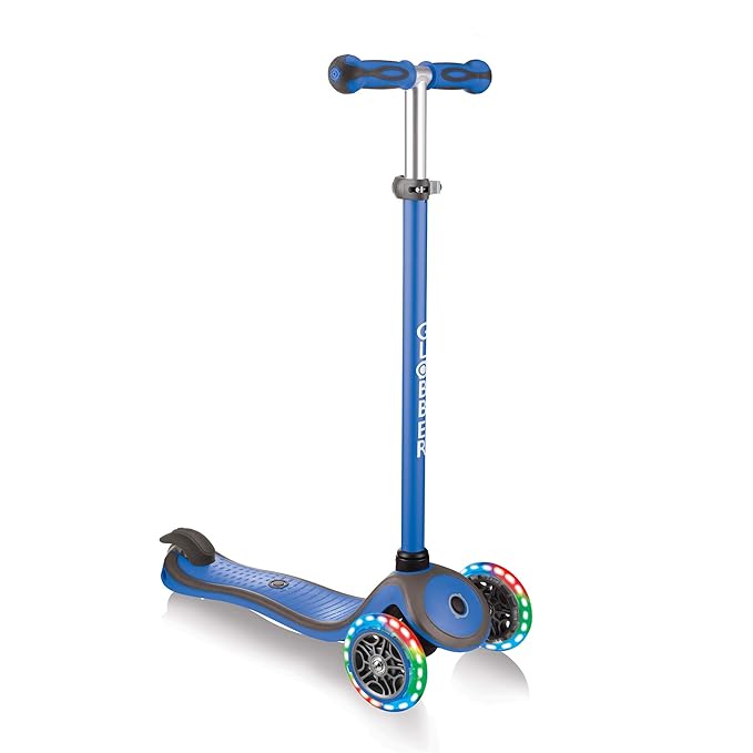 Globber Primo Foldable Fantasy Lights - Navy Blue/Racing 434-100 — image 1