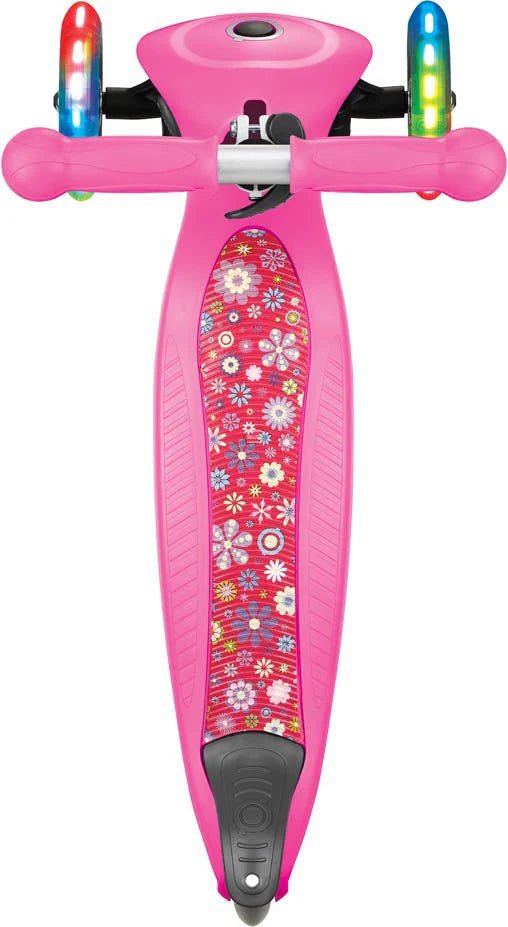 Globber Primo Foldable Fantasy Lights - Neon Pink/Flowers 434-110 — image 8