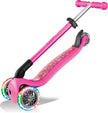 Globber Primo Foldable Fantasy Lights - Neon Pink/Flowers 434-110