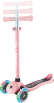 Globber Primo Lights 3-Wheel Scooter Pastel Pink for Kids 3-7