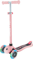 Globber Primo Lights 3-Wheel Scooter Pastel Pink for Kids 3-7