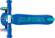 Globber Primo Plus Lights Scooter, Navy Blue/Emerald Green