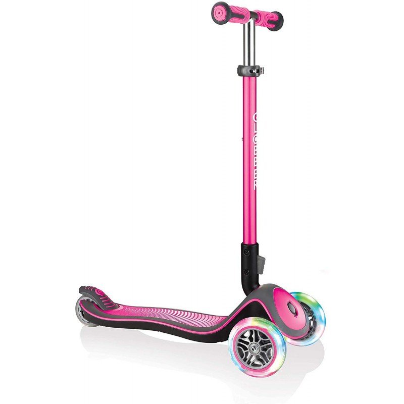 عجلات Globber Scooter Elite Flash Light باللون الوردي الداكن 444-410 — image 1