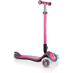 Globber Scooter Elite Flash Light Wheels Deep Pink 444 - 410 - Colorland Toys