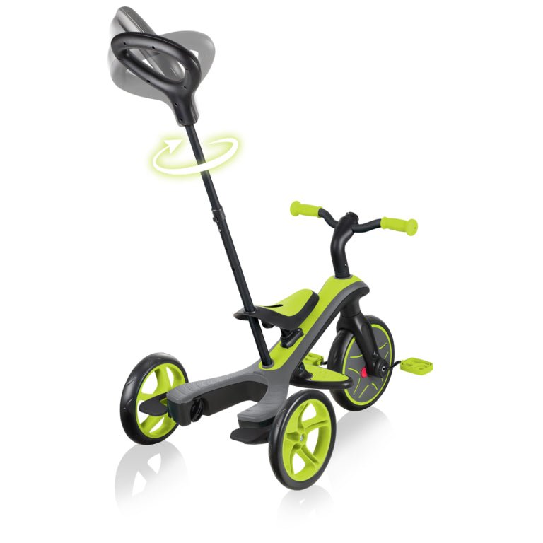 Globber Trike - Explorer 4 In 1 Lime Green - Colorland Toys