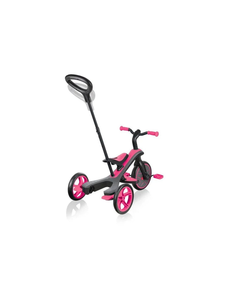 Globber Trike Explorer Tricycle 4 In 1 - Fuchsia Pink 632-110-2