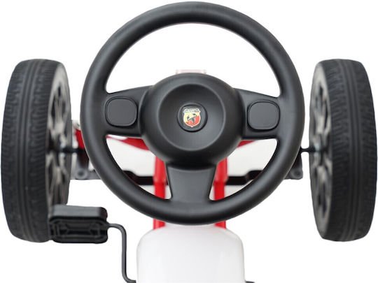 Go Cart Abarth Pedal Car White LB-9388A/PB9388A — image 2