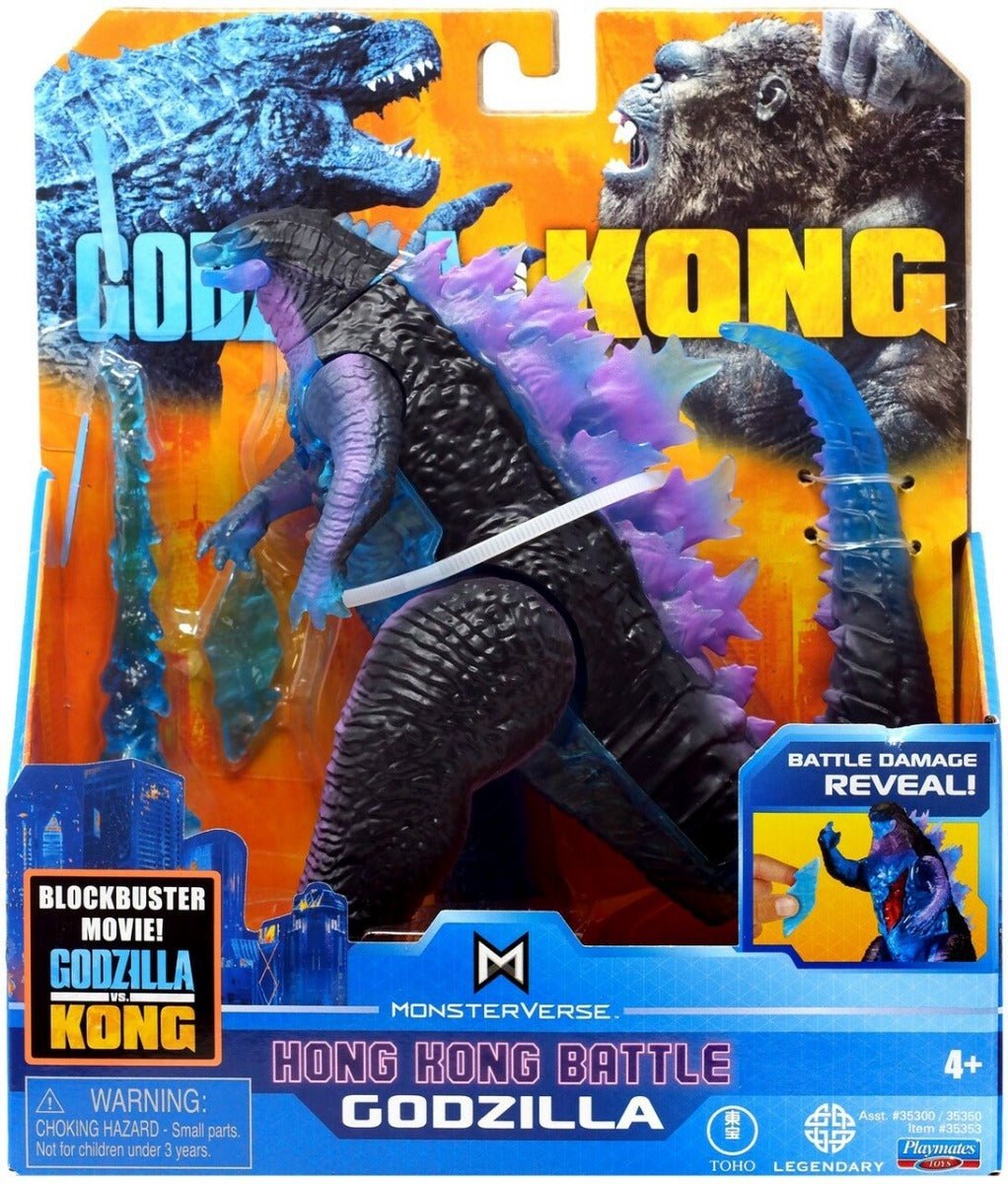 Godzilla vs Kong Monsterverse Hong Kong Battle Godzilla 6inch 35353/35350 - Colorland Toys