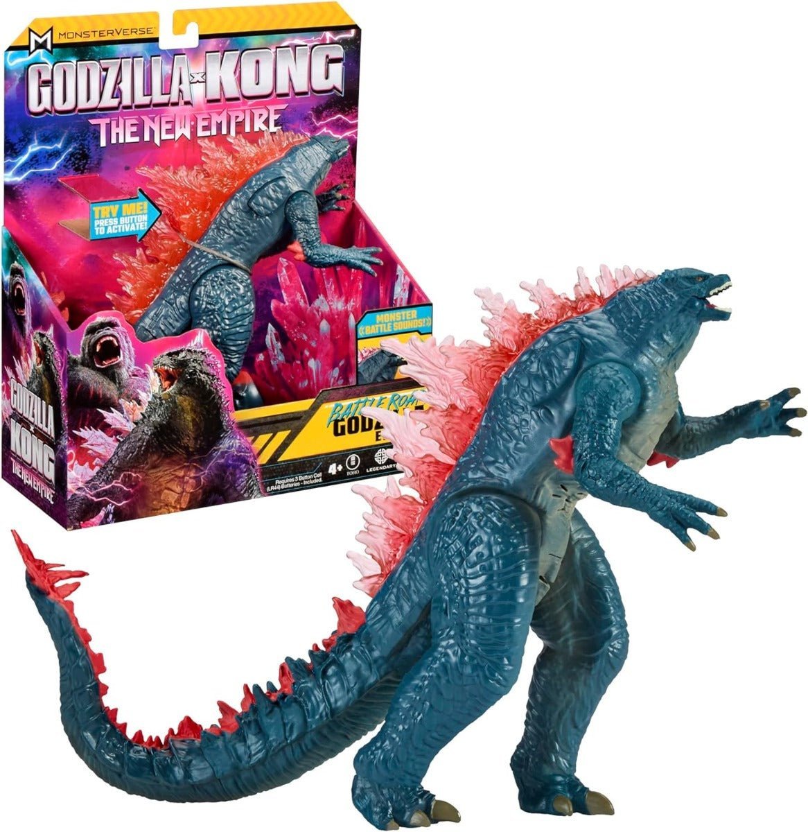 Godzilla x Kong The New Empire: Battle Roar Godzilla Evolved Figure 7inch - Colorland Toys