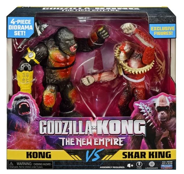 Godzilla x Kong The New Empire: Kong VS Skar King - Colorland Toys