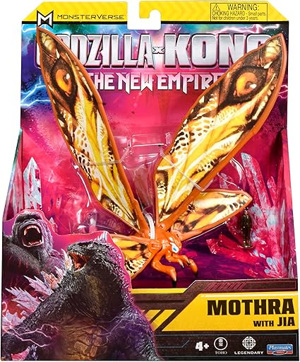 Godzilla x Kong The New Empire: Mothra With Jia 6inch 35207 - Colorland Toys