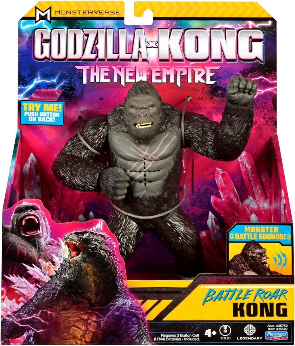 Godzilla x Kong The New Empire: Rattle Roar Kong Figure 7inch - Colorland Toys