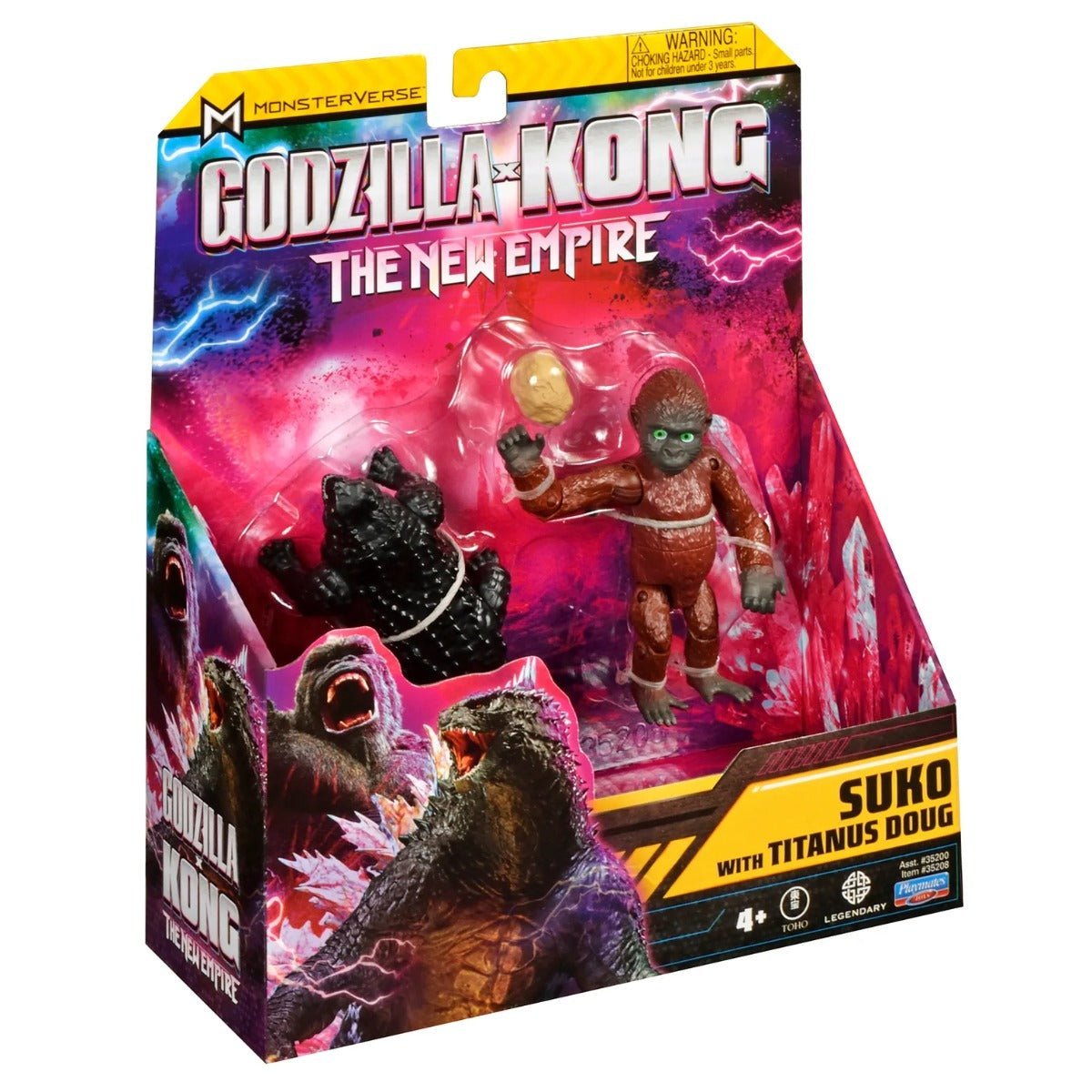 Godzilla x Kong The New Empire: Suko With Titanus Doug 6inch - Colorland Toys